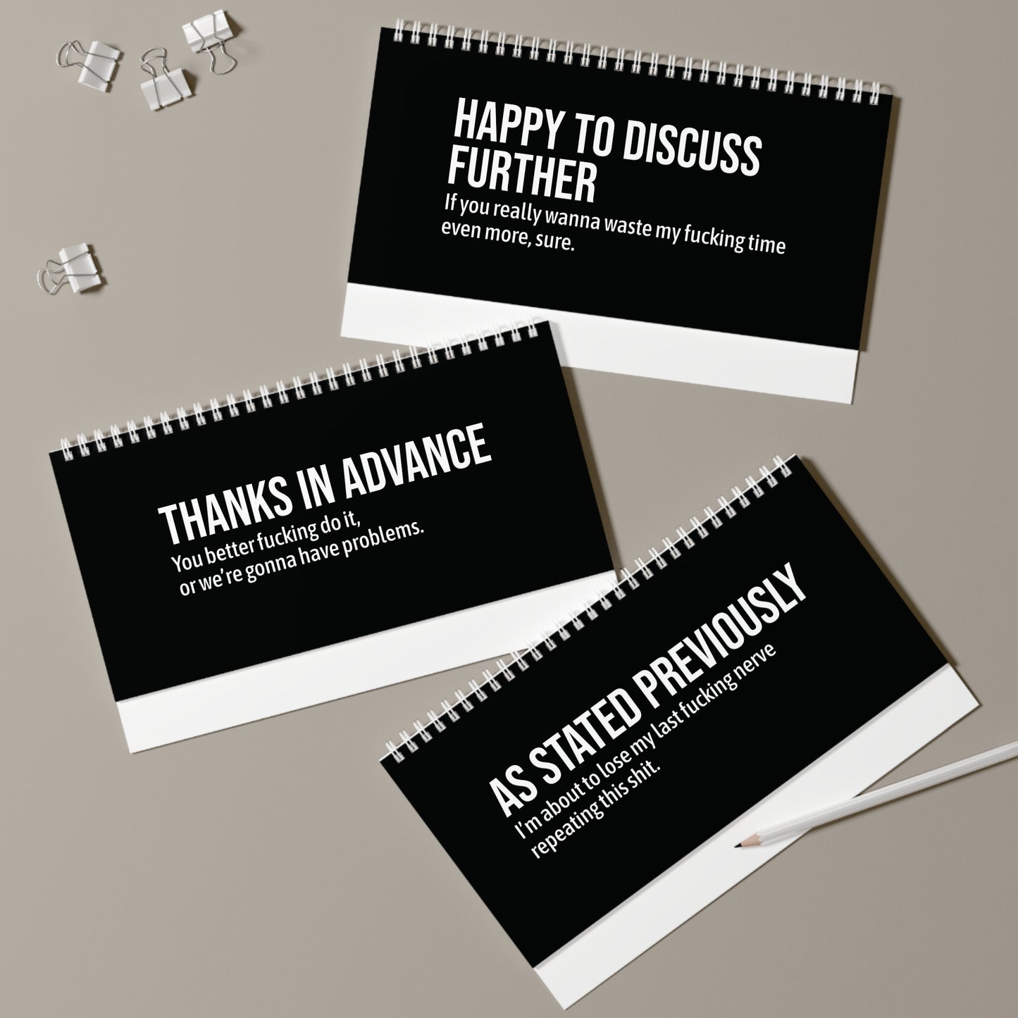 Per My Last Email Corporate Email Bullshit Translations Flip Desk Sign AU