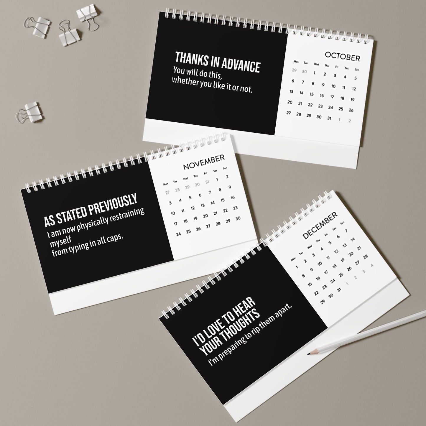 Per My Last Email Funny Corporate Email Lingo Desk Calendar 2025 AU