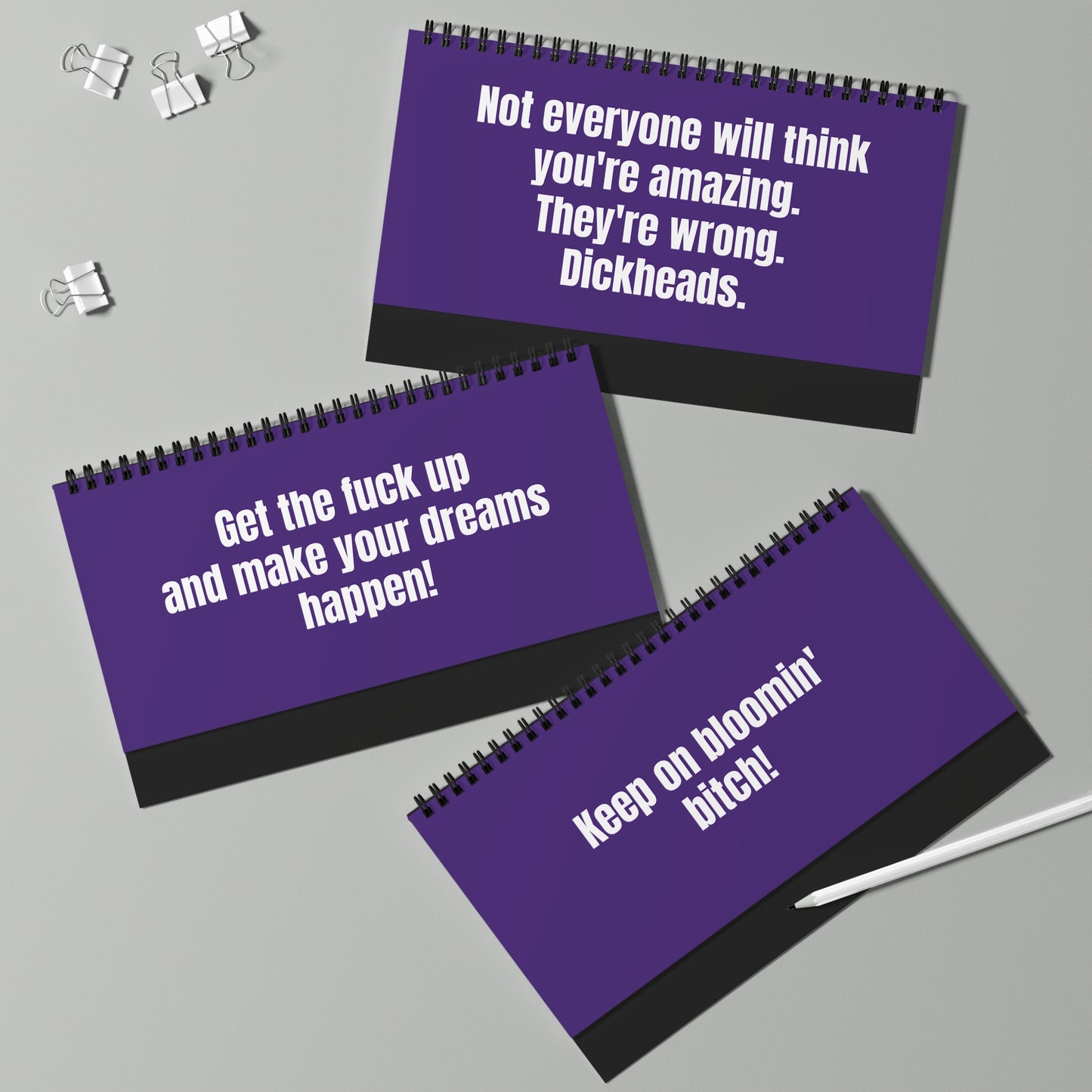 Funny black desk sign reading ‘Straighten Your F*cking Crown’ q1