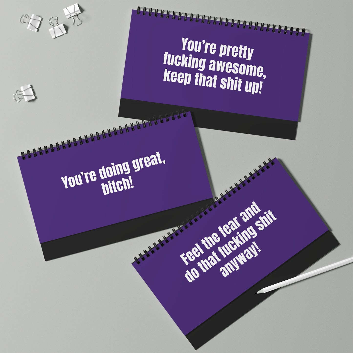 Funny black desk sign reading ‘Straighten Your F*cking Crown’ q3