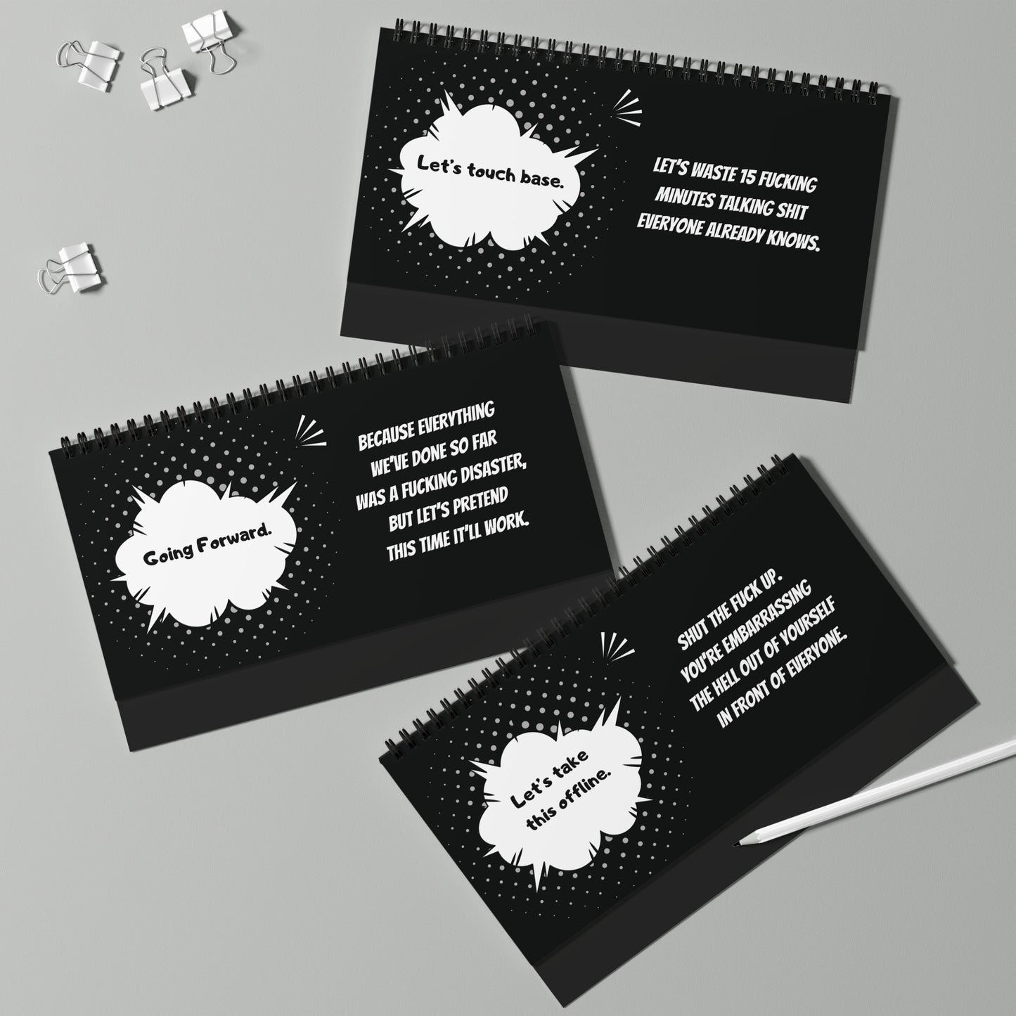 pages with text