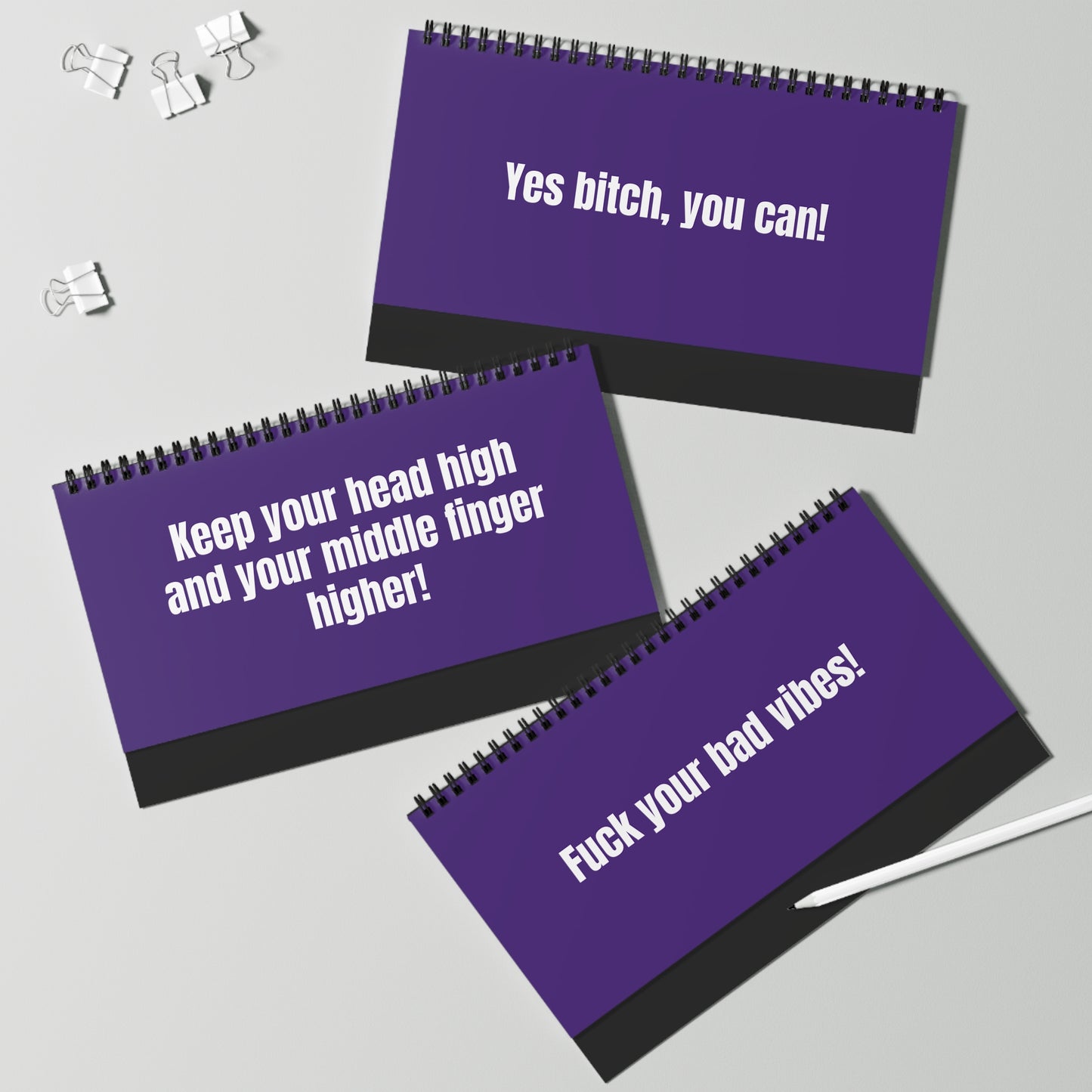 Desk sign panel Q2: ‘Straighten your f*cking crown’ confidence boost reminder