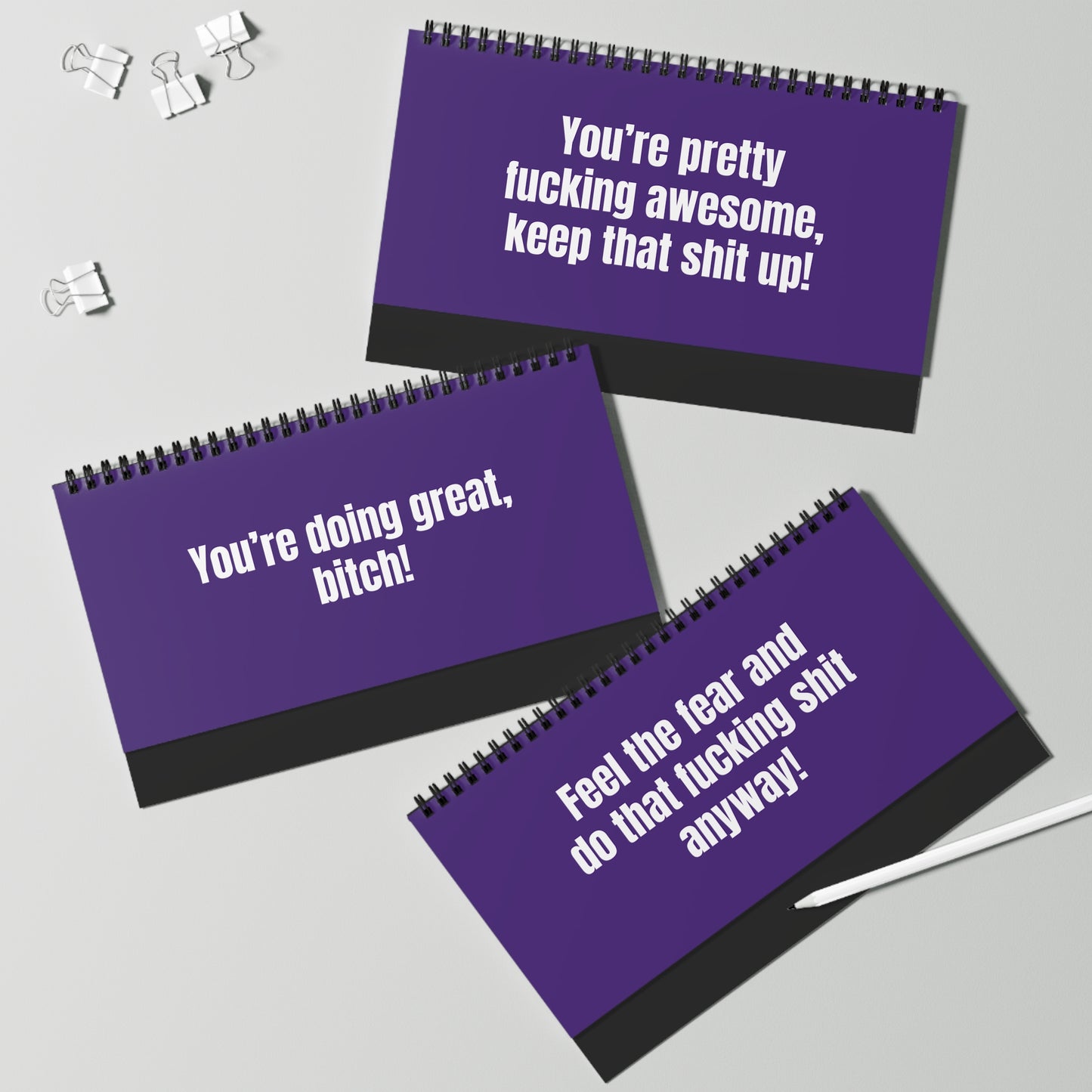 Desk sign panel Q3: ‘Straighten your f*cking crown’ confidence boost reminder