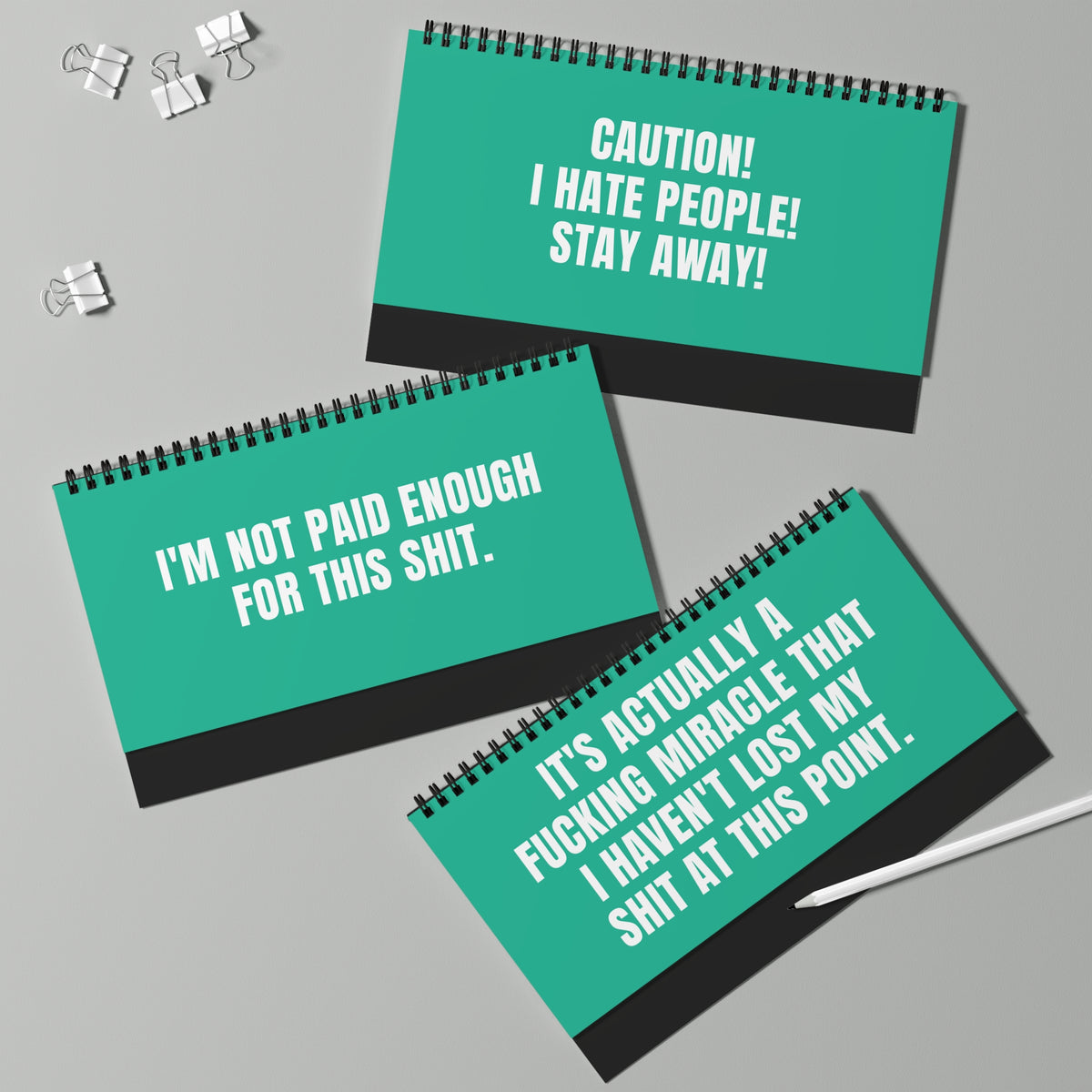 NOT TODAY! Unfiltered Desk Statuses Desktop Flip Sign