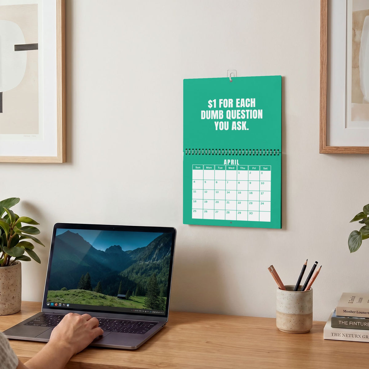 NOT TODAY! 2027 Unfiltered Wall Calendar