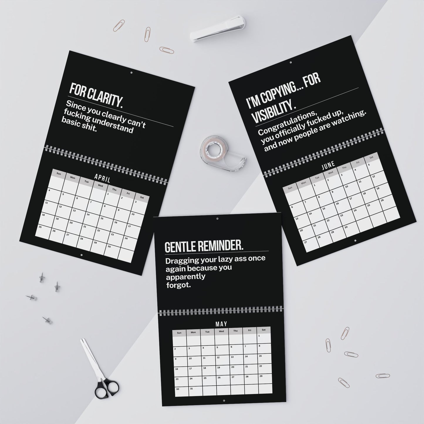 2027 WALL Calendar Per My Last Email NSFW