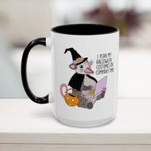 I Plan My Halloween Costumes Mug (11, 15oz)