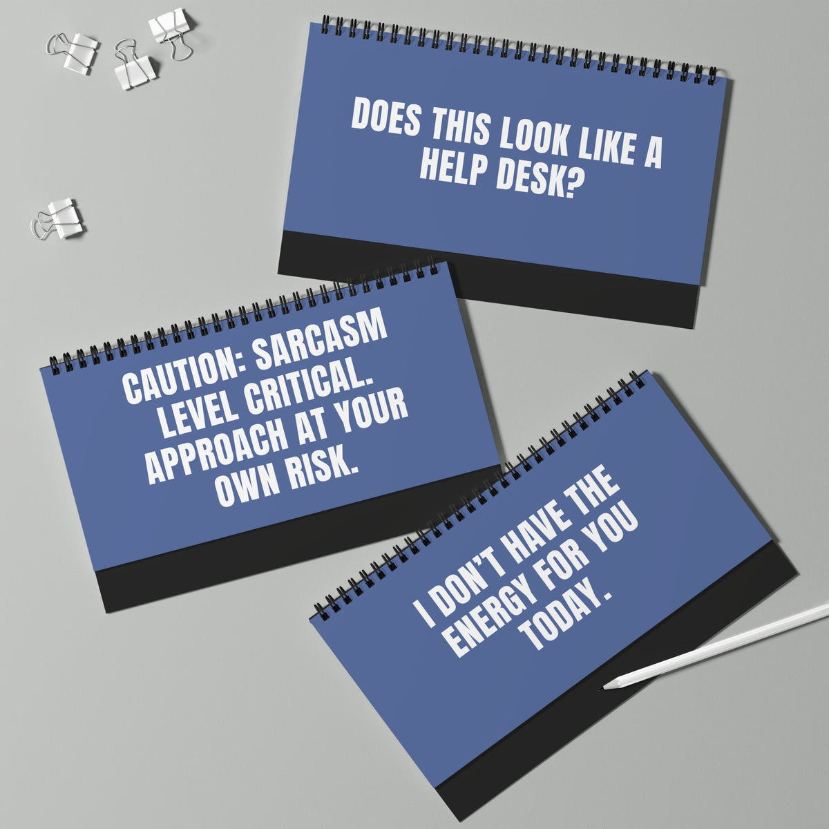 HR-Approved NOT TODAY! Sarcastic Statuses Desk Sign