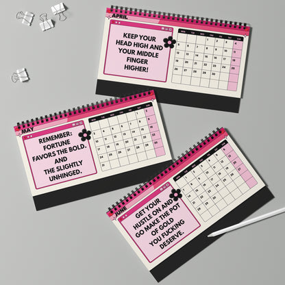 Ask You Inner Bitch 2027 Desktop Calendar