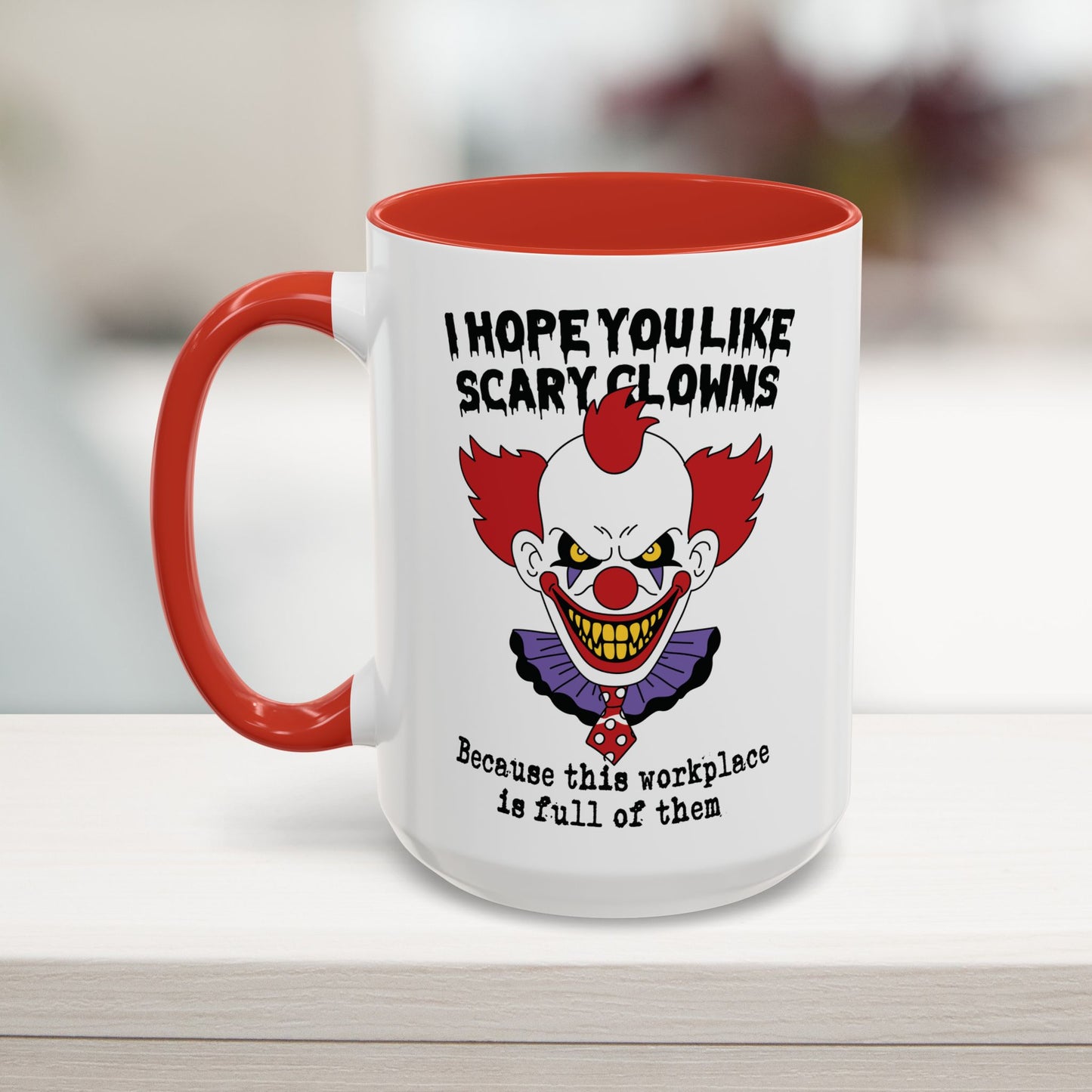 Scary Clowns Mug (11, 15oz)