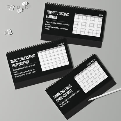 2027 Per My Last Email Desk Calendar SFW