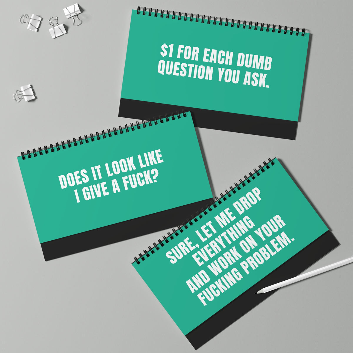 NOT TODAY! Unfiltered Desk Statuses Desktop Flip Sign