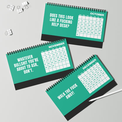 NOT TODAY! 2027 Unfiltered Desk Calendar