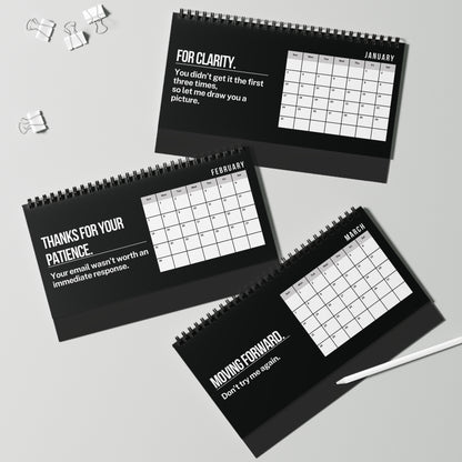 2027 Per My Last Email Desk Calendar CLEAN