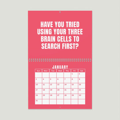NOT TODAY! 2027 Unfiltered Wall Calendar