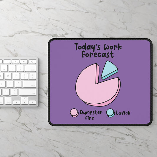Work Forecast Mouse Pad