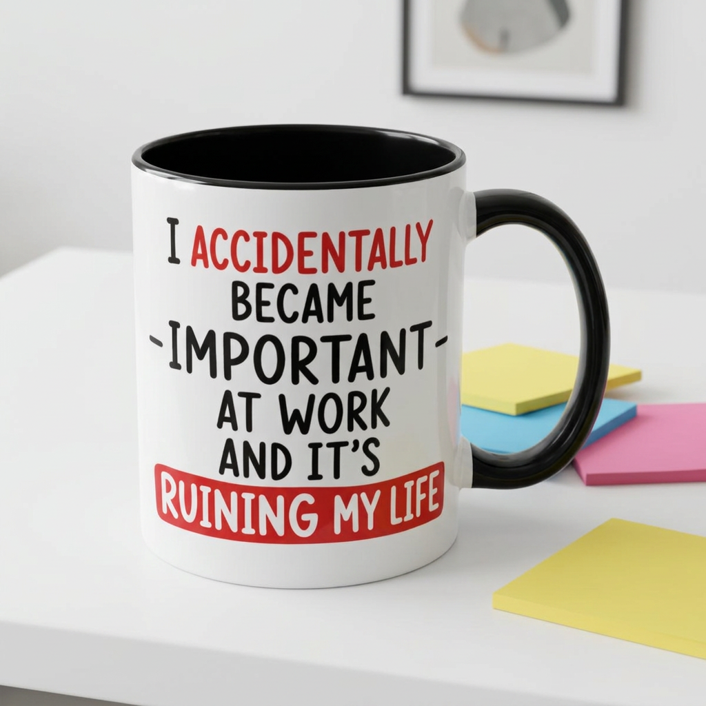 I Accidentally Became Important at Work Mug (11, 15oz)
