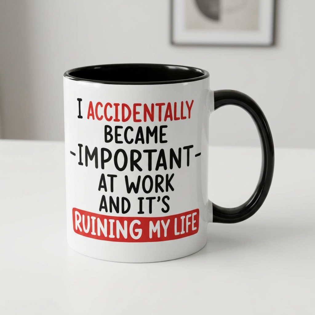 I Accidentally Became Important at Work Mug
