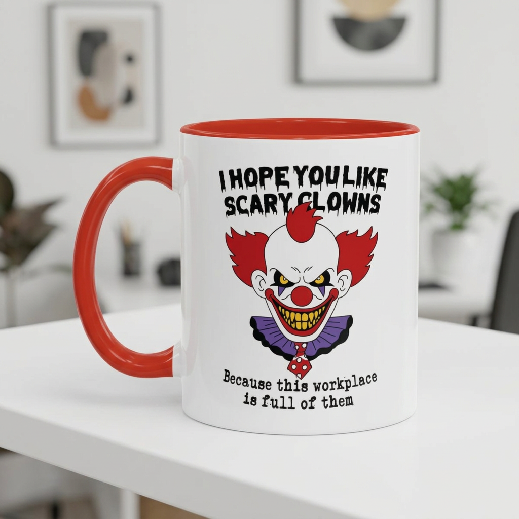 Scary Clowns Mug (11, 15oz)