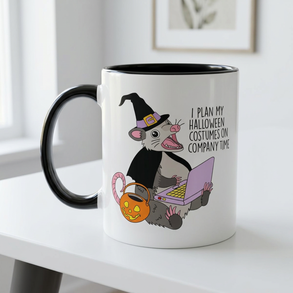 I Plan My Halloween Costumes Mug (11, 15oz)