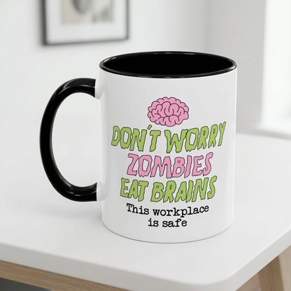 Zombies Eat Brains Mug (11, 15oz)