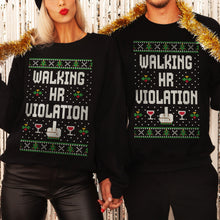 Walking HR Violation Unisex Ugly Christmas Sweater