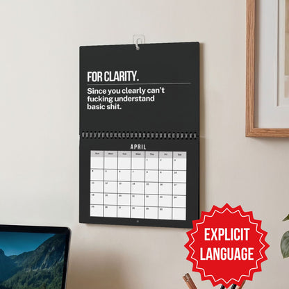 2027 WALL Calendar Per My Last Email NSFW
