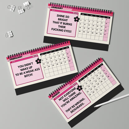 Ask You Inner Bitch 2027 Desktop Calendar