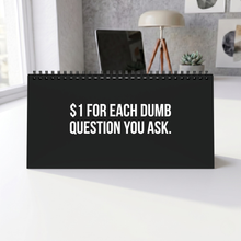 I’M ON MUTE FOR A REASON Desk Flip Sign