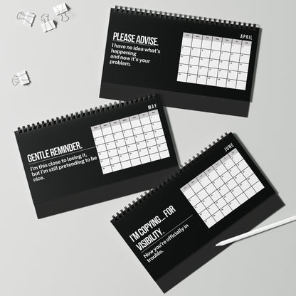 2027 Per My Last Email Desk Calendar CLEAN