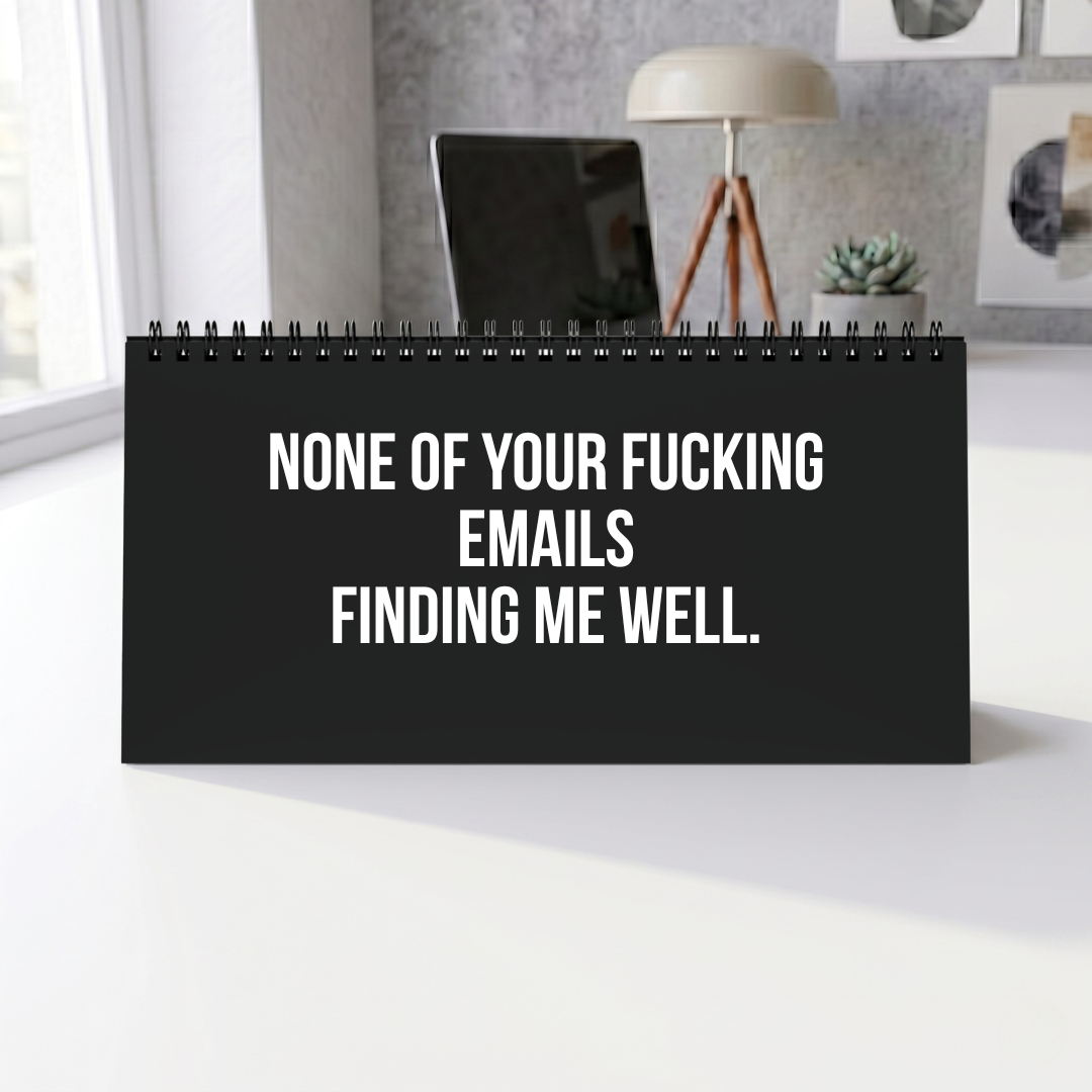 “I'M ON MUTE FOR A REASON” Mood Sign for Work