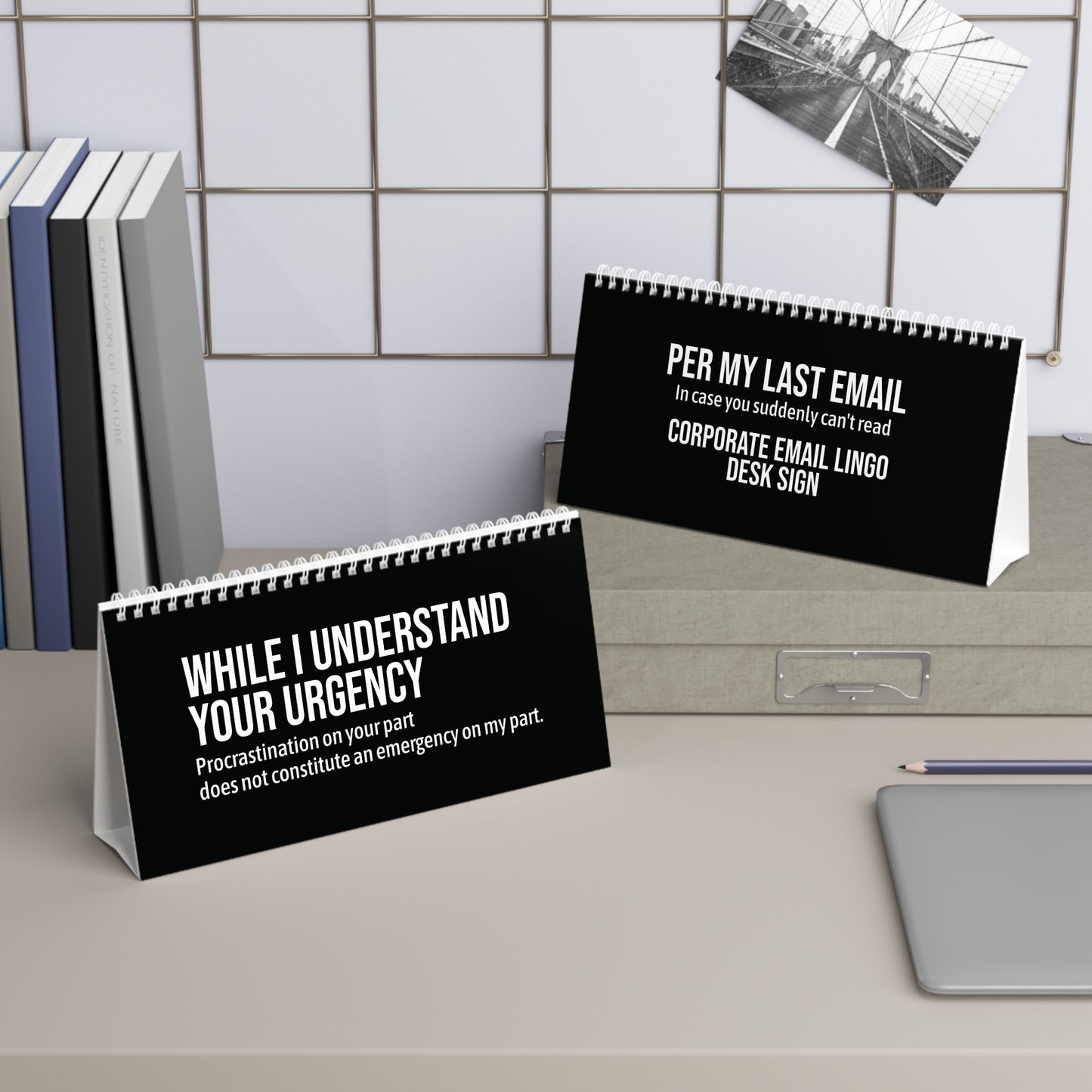 Per My Last Email Corporate Email Lingo Funny Translation Desk Sign AU