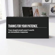 Per My Last Email Desk Sign