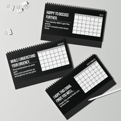 2027 Per My Last Email Desk Calendar CLEAN