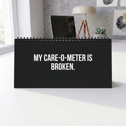 I’M ON MUTE FOR A REASON Desk Flip Sign CLEAN Version