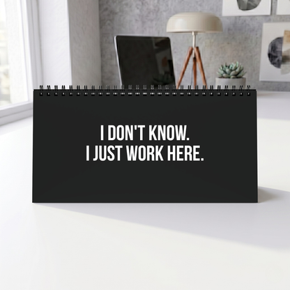 I’M ON MUTE FOR A REASON Desk Flip Sign CLEAN Version