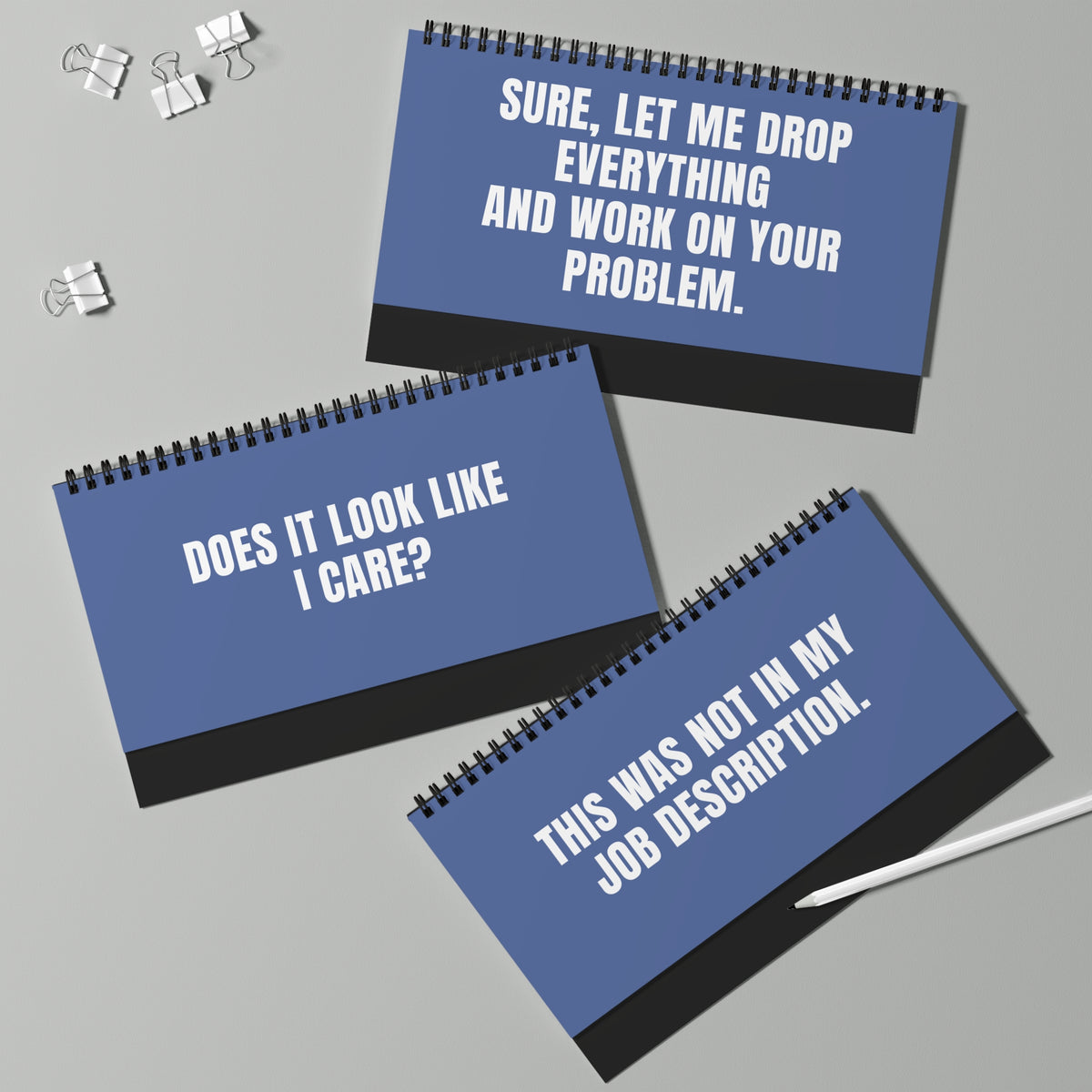 HR-Approved NOT TODAY! Sarcastic Statuses Desk Sign