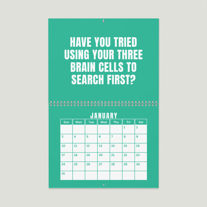NOT TODAY! 2027 Unfiltered Wall Calendar