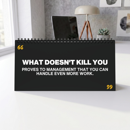 Honestly Toxic Corporate Motivation Desk Sign