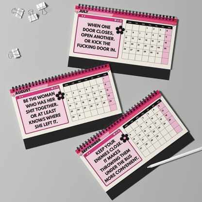 Ask You Inner Bitch 2027 Desktop Calendar
