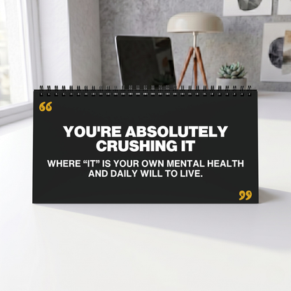 Honestly Toxic Corporate Motivation Desk Sign