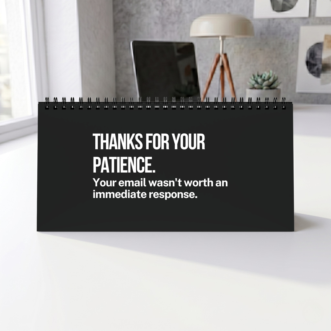 Per My Last Email Corporate Email Lingo Funny Translation Desk Sign