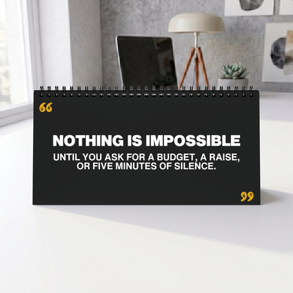 Honestly Toxic Corporate Motivation Desk Sign