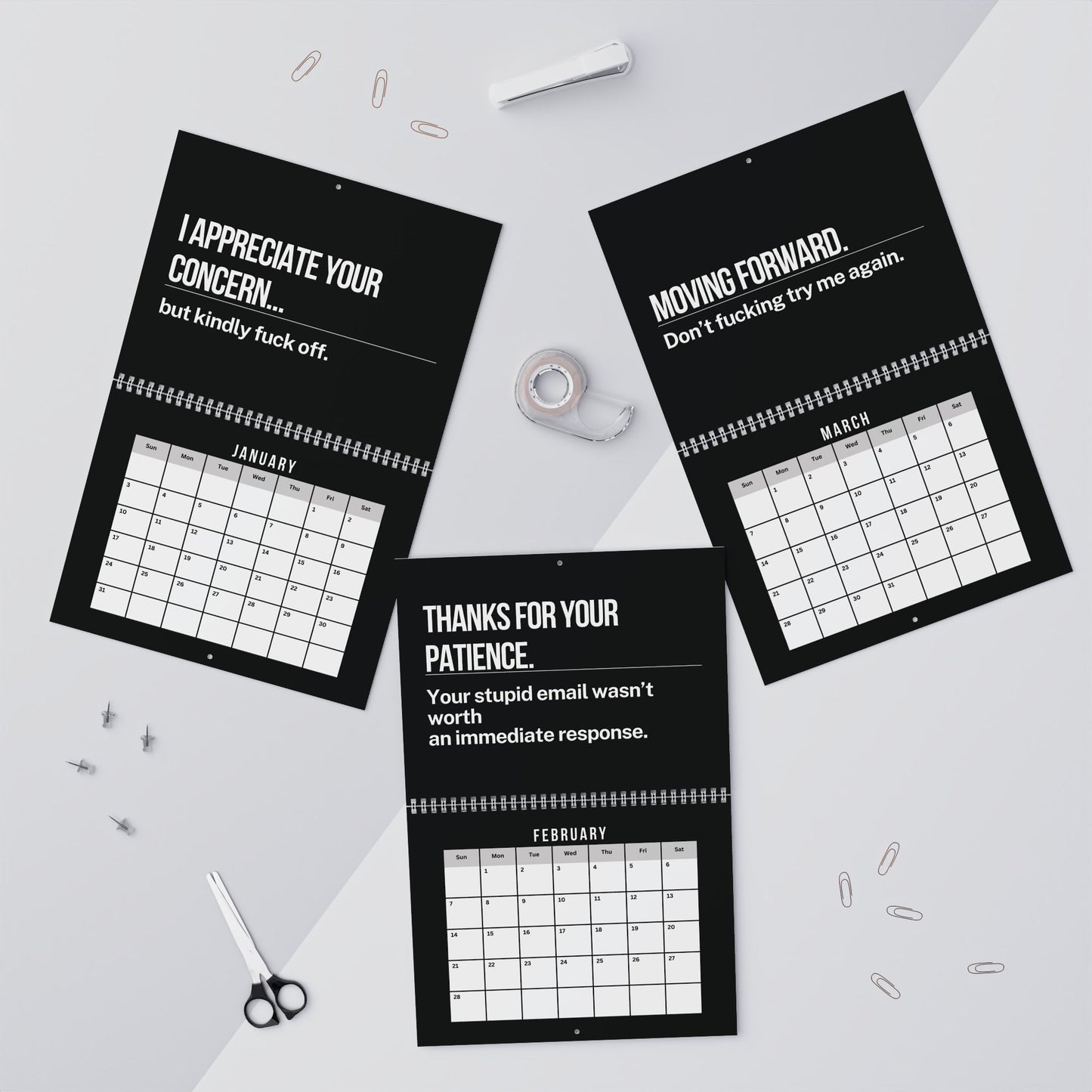 2027 WALL Calendar Per My Last Email NSFW