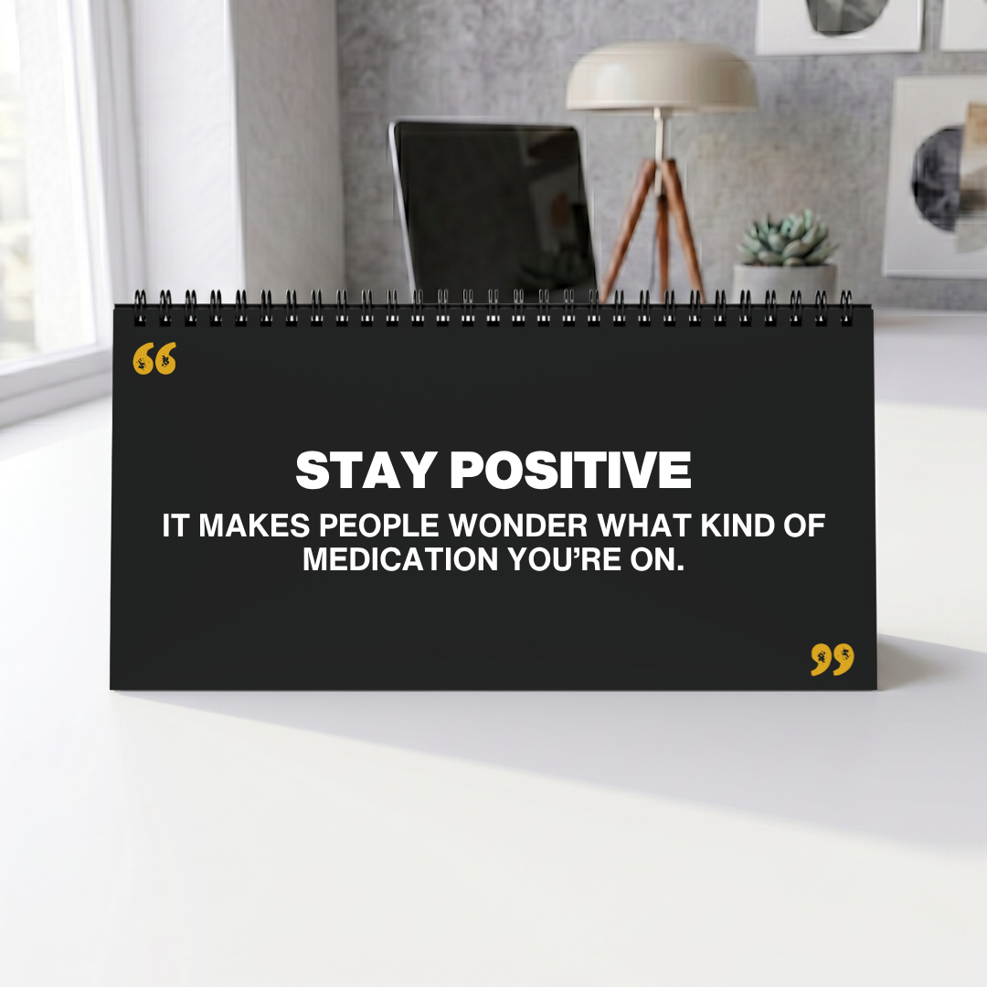 Honestly Toxic Corporate Motivation Desk Sign