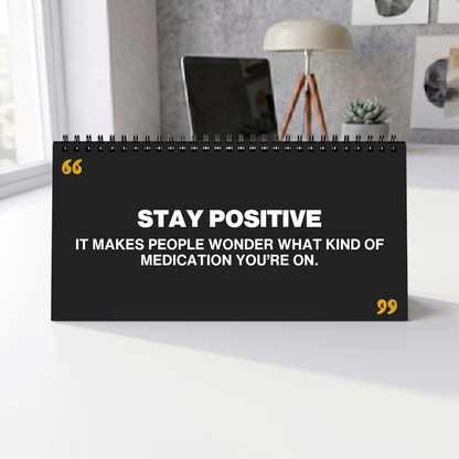 Honestly Toxic Corporate Motivation Desk Sign
