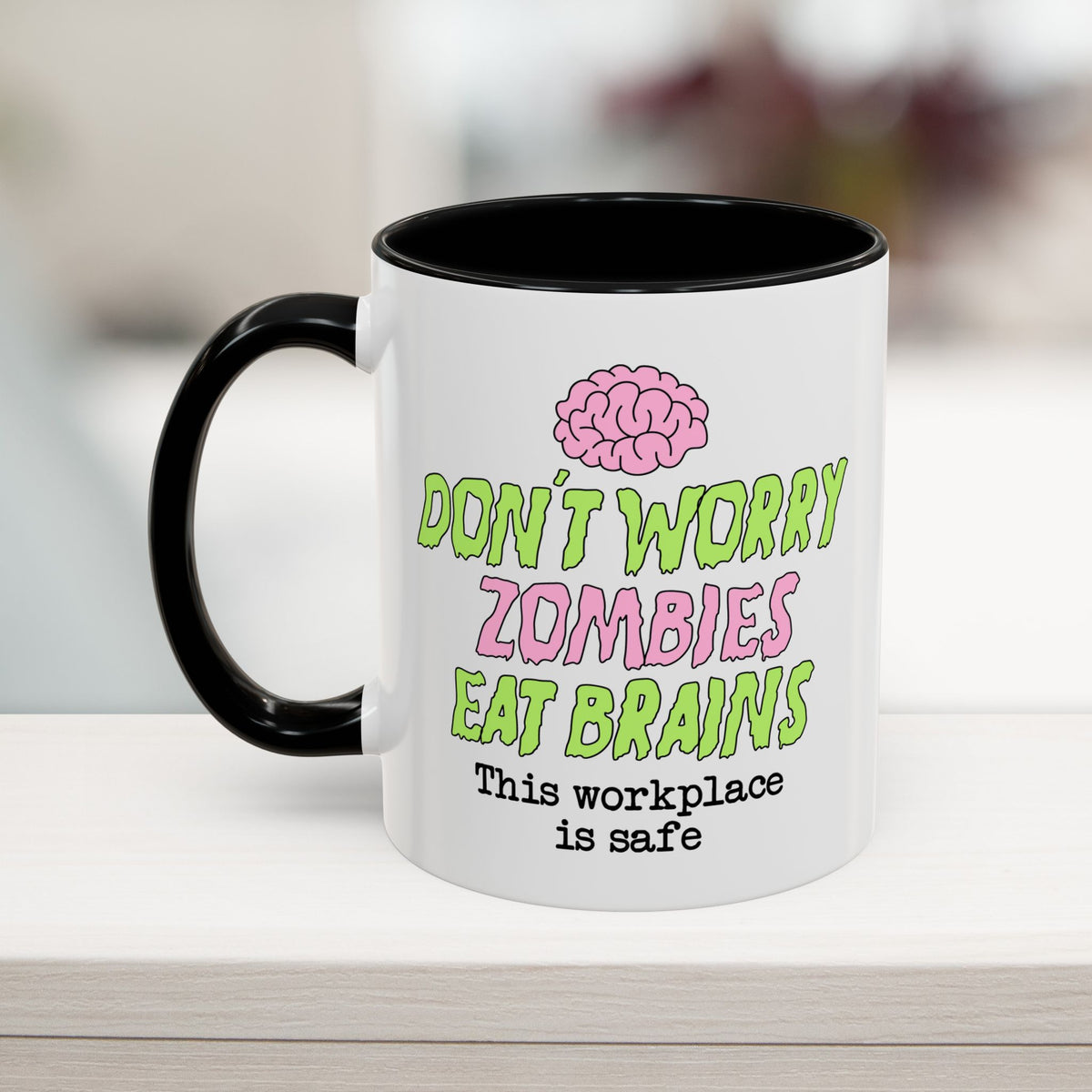 Zombies Eat Brains Mug 11oz