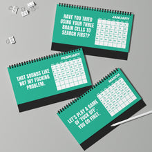 NOT TODAY! 2027 Unfiltered Desktop Calendar