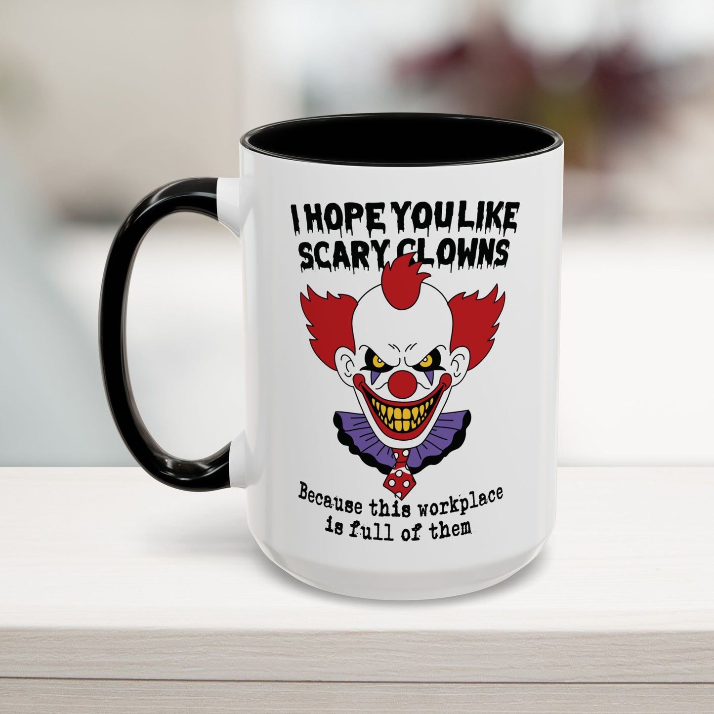 Scary Clowns Mug (11, 15oz)