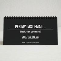 2027 Per My Last Email Desk Calendar Prof.